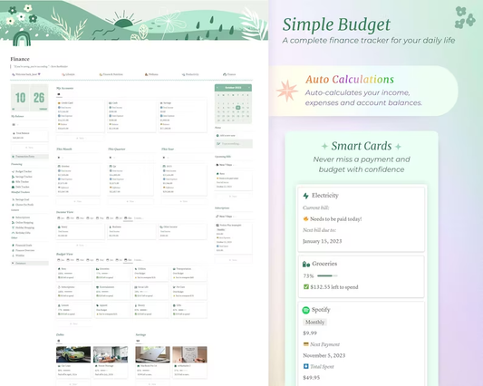 ADHD Notion Life Planner | ADHD Notion Template, ADHD Notion, Notion Dashboard, All in one Notion Template, Personal Planner for Notion