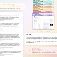 ADHD Notion Life Planner | ADHD Notion Template, ADHD Notion, Notion Dashboard, All in one Notion Template, Personal Planner for Notion