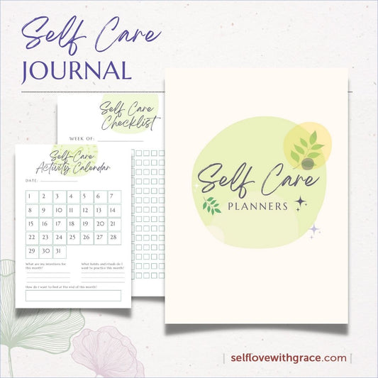Self-Care Self Love Wellness, Guided Journal With Prompts 63 Pages
