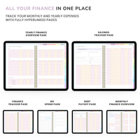 Ultimate ADHD Planner Bundle (made by an ADHDer) for iPad, Goodnotes + Android. Adult ADHD daily planner, self care & habit tracker. Science based