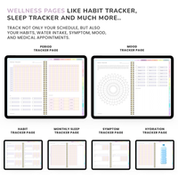 Ultimate ADHD Planner Bundle (made by an ADHDer) for iPad, Goodnotes + Android. Adult ADHD daily planner, self care & habit tracker. Science based