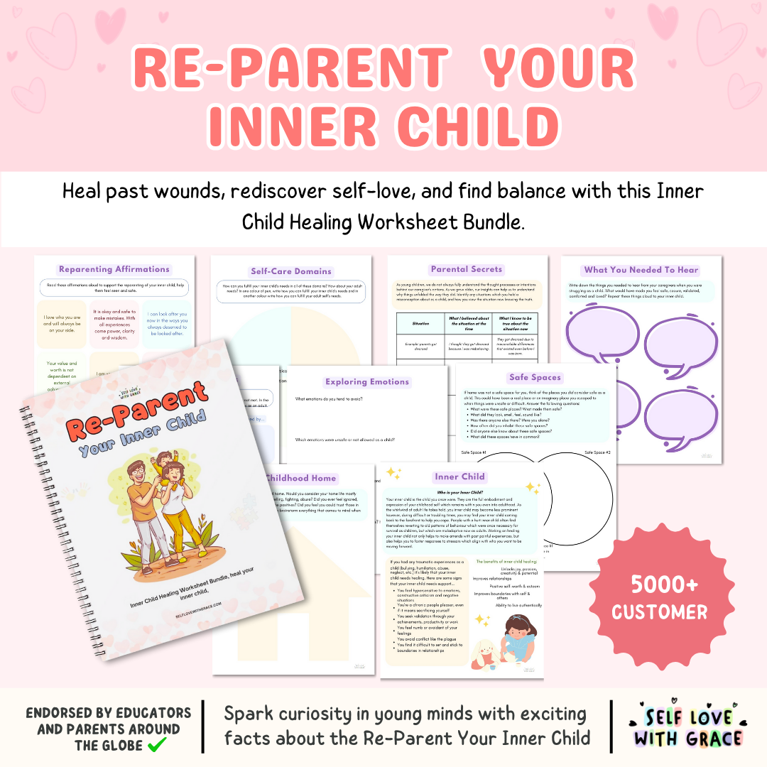 Re-Parent Your Inner Child: A Guide to Healing Childhood Wounds and Building Self-Compassion
