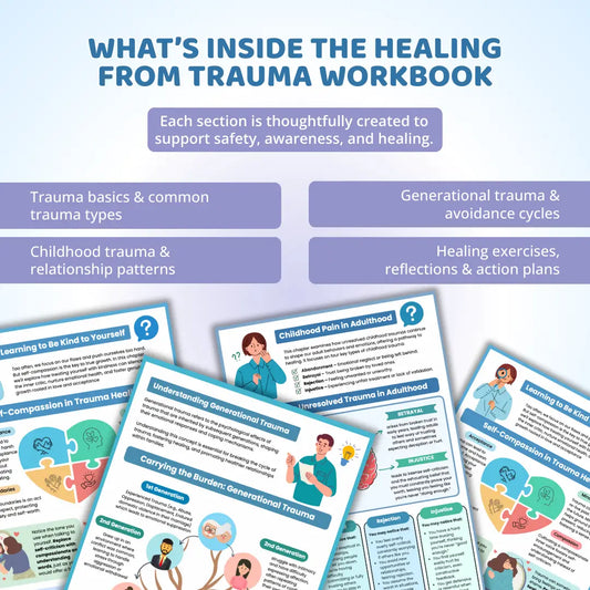 Healing From Trauma Workbook PDF – A Therapist’s Toolkit for Emotional Healing & Inner Peace