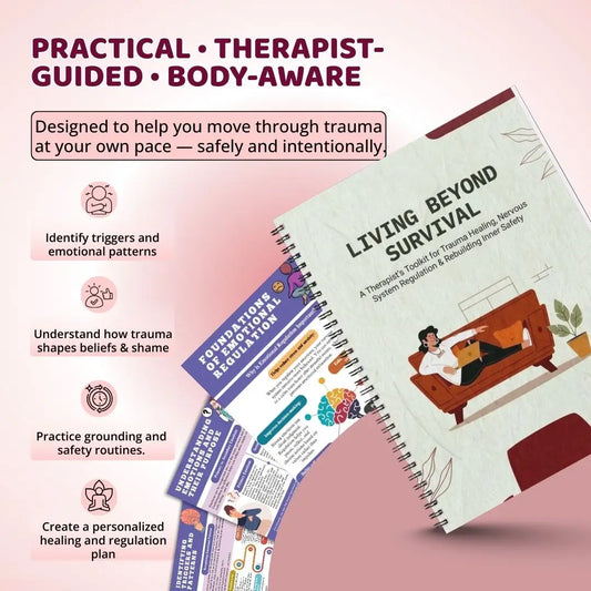Living Beyond Survival Workbook PDF – Therapist Trauma Healing & Nervous System Recovery Toolkit