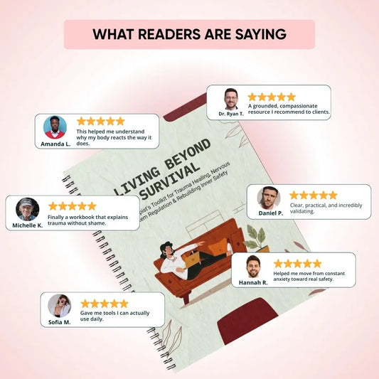 Living Beyond Survival Workbook PDF – Therapist Trauma Healing & Nervous System Recovery Toolkit