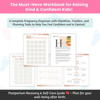 🌈 Ultimate Rainbow Pregnancy Planner Bundle | 100+ Page Digital Journal | Trimester Tracker, Birth Plan & Baby Prep