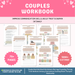 The Couples Workbook: A Guide to Lasting Love, Deeper Connection, and Conflict Resolution