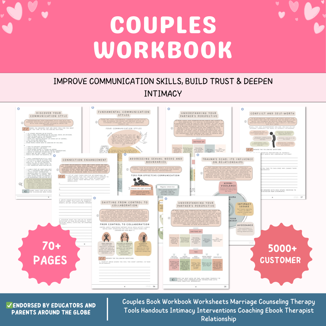 The Couples Workbook: A Guide to Lasting Love, Deeper Connection, and Conflict Resolution