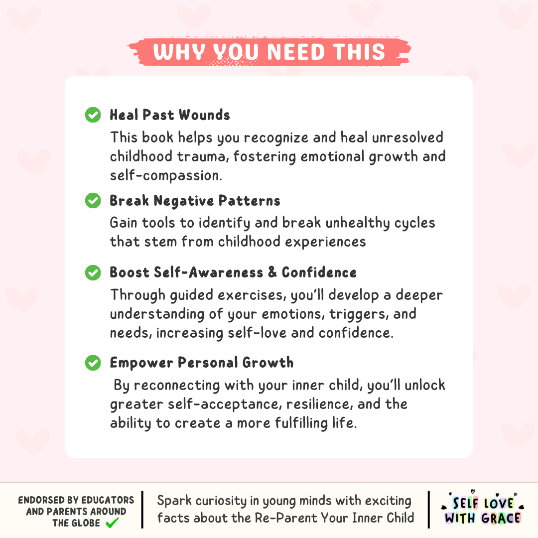 Re-Parent Your Inner Child: A Guide to Healing Childhood Wounds and Building Self-Compassion