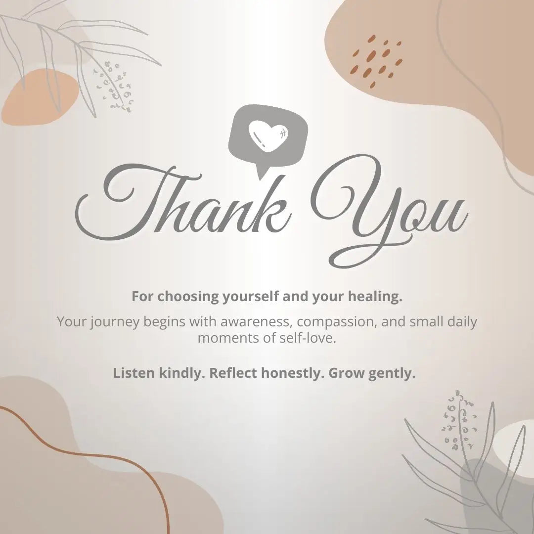 Self Love Journal PDF – 54 Page Guided Self-Care, Healing & Mindfulness Workbook