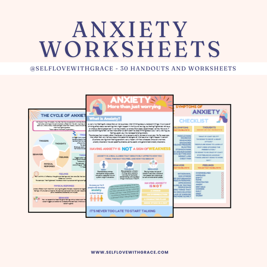 Teen mega 90% off bundle, therapy worksheets, healing journey, depression, anxiety, cognitive distortions, affirmations, boundaries