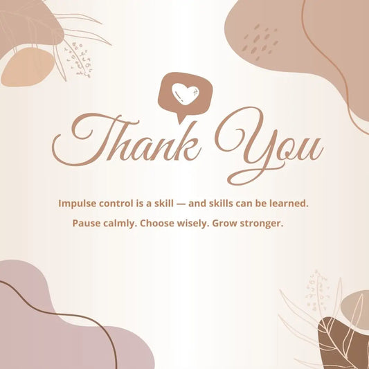 Impulse Control Workbook PDF – Stop Overreacting, Pause & Make Better Decisions