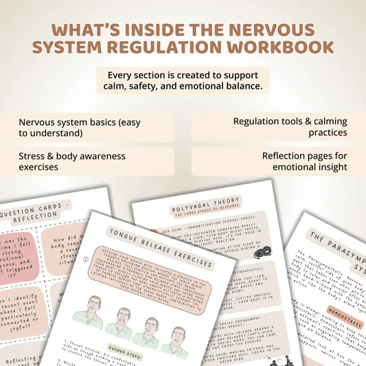Nervous System Regulation Workbook PDF – Stress Relief, Emotional Balance & Vagus Nerve Healing