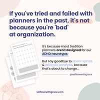 Ultimate ADHD Planner Bundle, ADHD Journal, ADHD Productivity Planner, ADHD Life Planner, Printable ADHD Planner