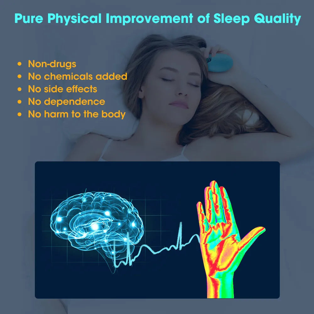 Sleep Aid Device, Natural Sleep Aids for Adults, Handheld Sleep Device for Stress Panic Attacks, Sleep Aid Device for Improving Sleep Mood and Focus