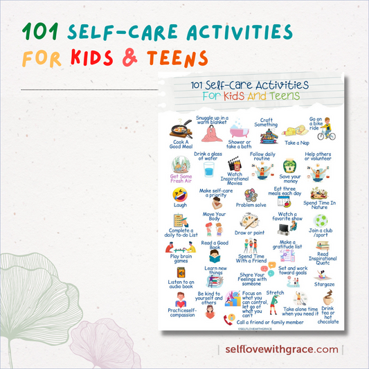 Mental Health Printable Therapy Handouts For Kids & Teens - 9 Page Coping Skills Counseling Posters Set PDF