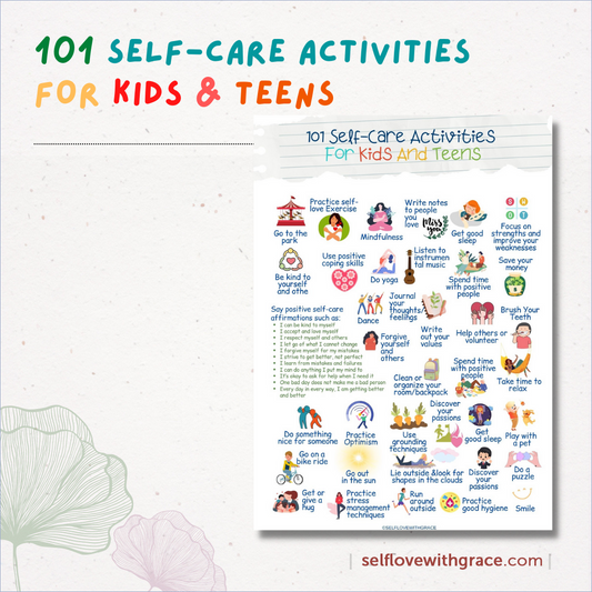Mental Health Printable Therapy Handouts For Kids & Teens - 9 Page Coping Skills Counseling Posters Set PDF