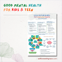 Mental Health Printable Therapy Handouts For Kids & Teens - 9 Page Coping Skills Counseling Posters Set PDF