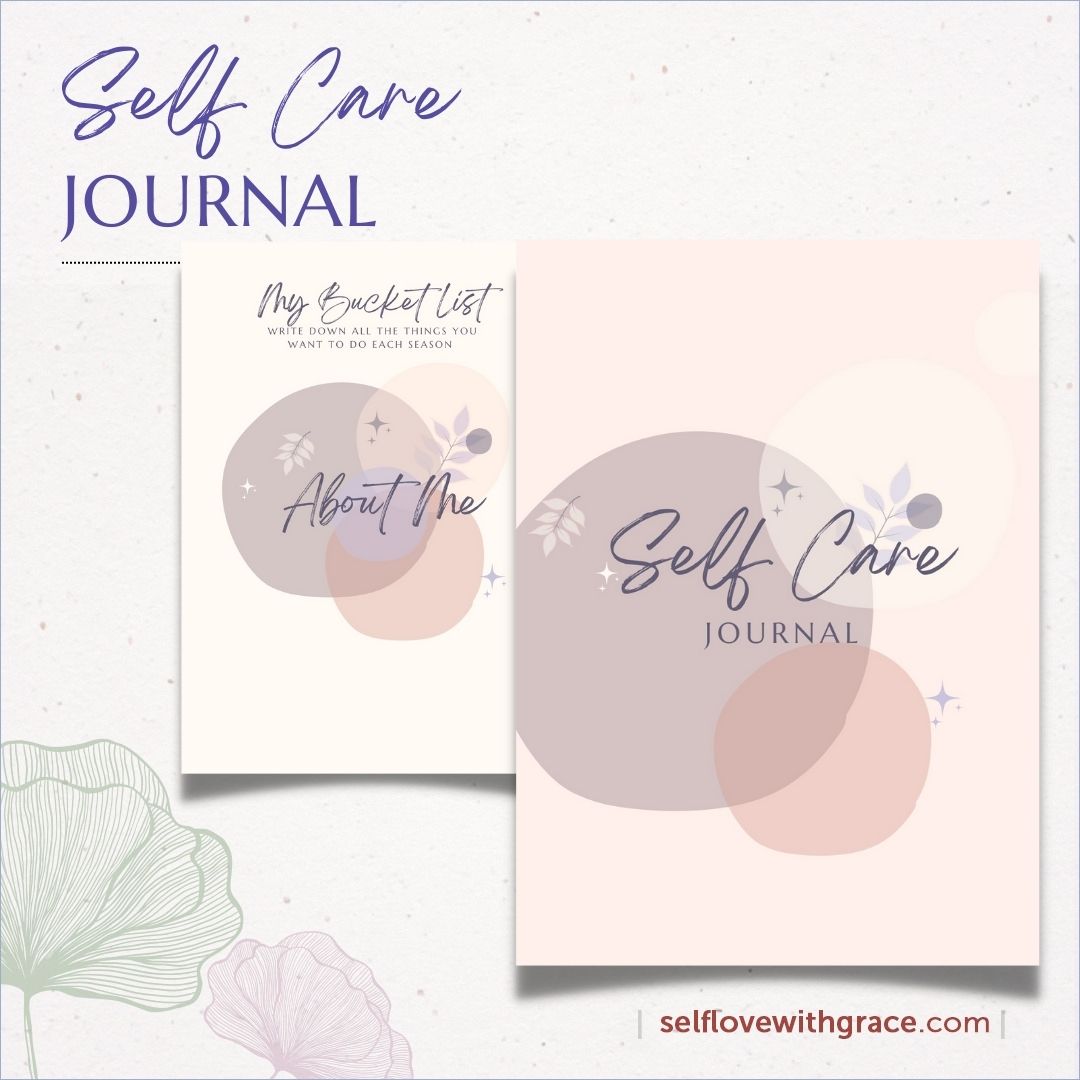 Self-Care Self Love Wellness, Guided Journal With Prompts 63 Pages