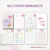Self esteem worksheets, therapy worksheets, therapy resources, confidence worksheets, therapy office decor, social psychology, teen health