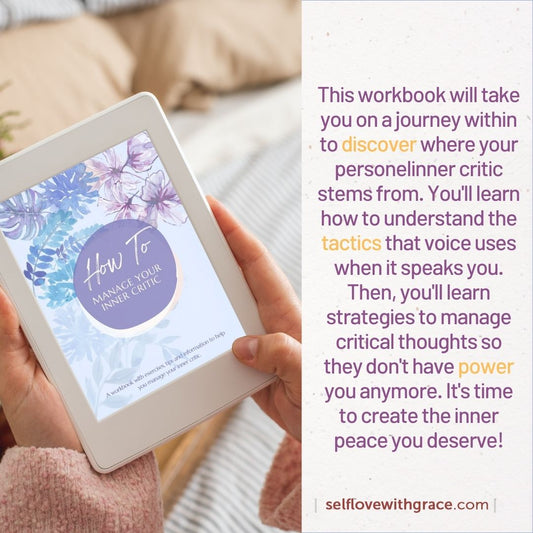 Inner Critic eBook | Inner Critic Workbook | Mental Health Workbook | Emotional Health Workbook | Self-Healing Workbook