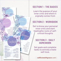 Inner Critic eBook | Inner Critic Workbook | Mental Health Workbook | Emotional Health Workbook | Self-Healing Workbook