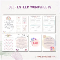 Self esteem worksheets, therapy worksheets, therapy resources, confidence worksheets, therapy office decor, social psychology, teen health