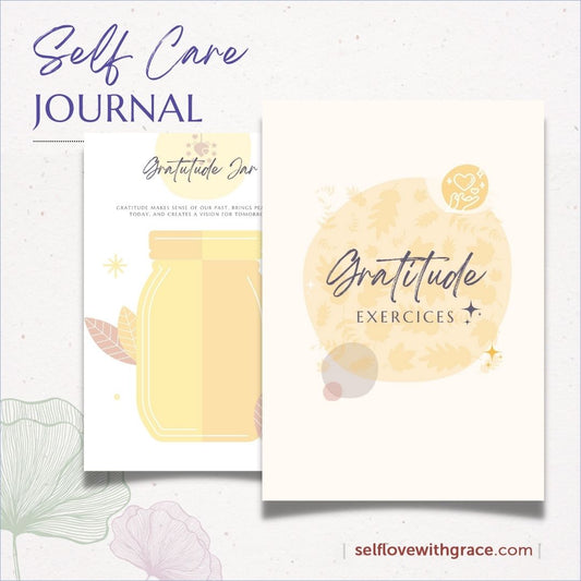 Self-Care Self Love Wellness, Guided Journal With Prompts 63 Pages