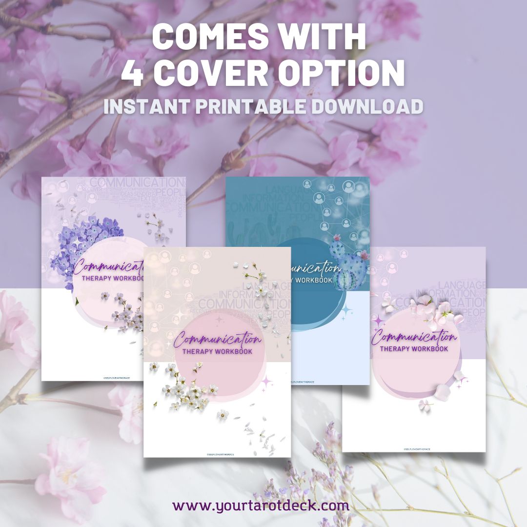 Communication Therapy Workbook: Gift, Journal, Divorce, Significant Other, Relationship Troubles, Discussion, Emotional Labor, Life skills