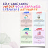 Self Care Flash Cards, Self Love, Therapy Tools