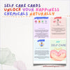 Self Care Flash Cards, Self Love, Therapy Tools